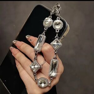 BLING Cell Phone Wristlet *comes With Plastic Piece to Attach To Your Phone